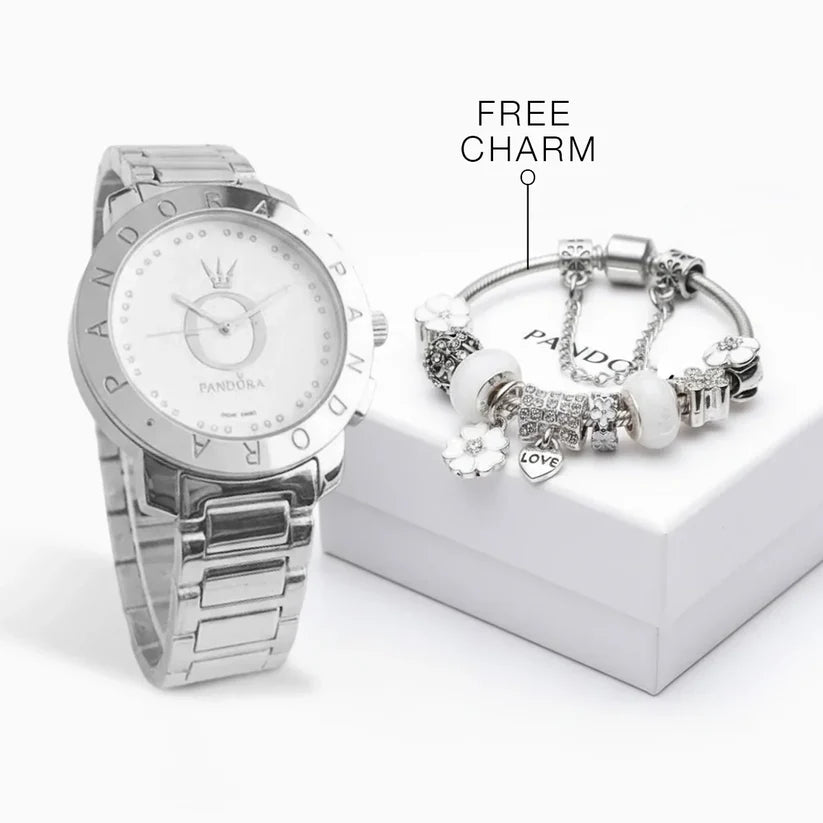 P A N D O R A Halo Watches + Free Complete Happiness Bracelet