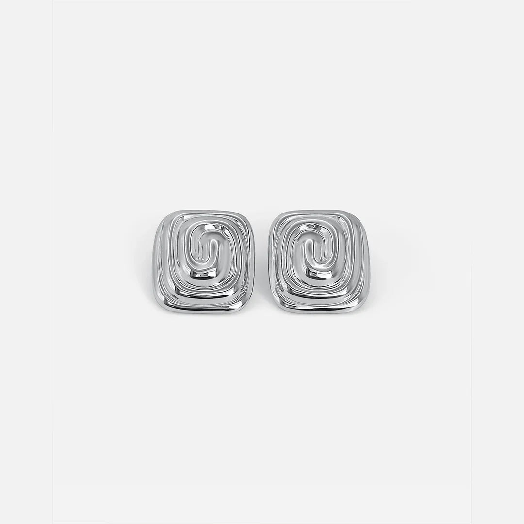 Twisted Spiral Earrings