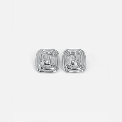 Twisted Spiral Earrings
