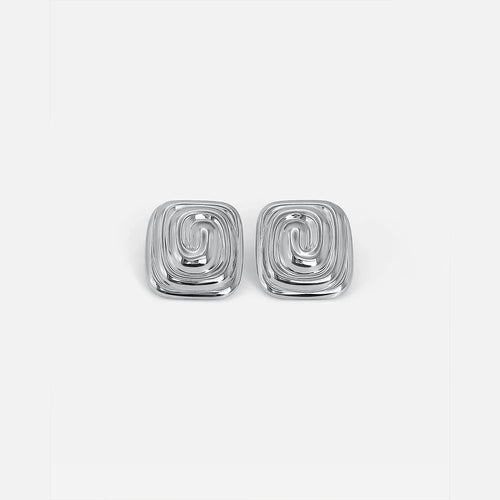 Twisted Spiral Earrings