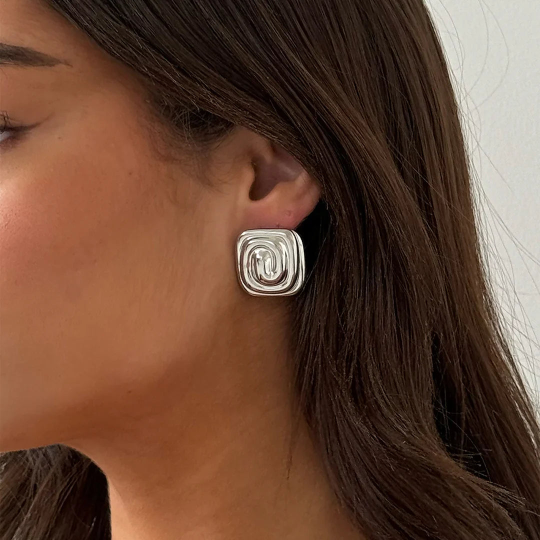 Twisted Spiral Earrings