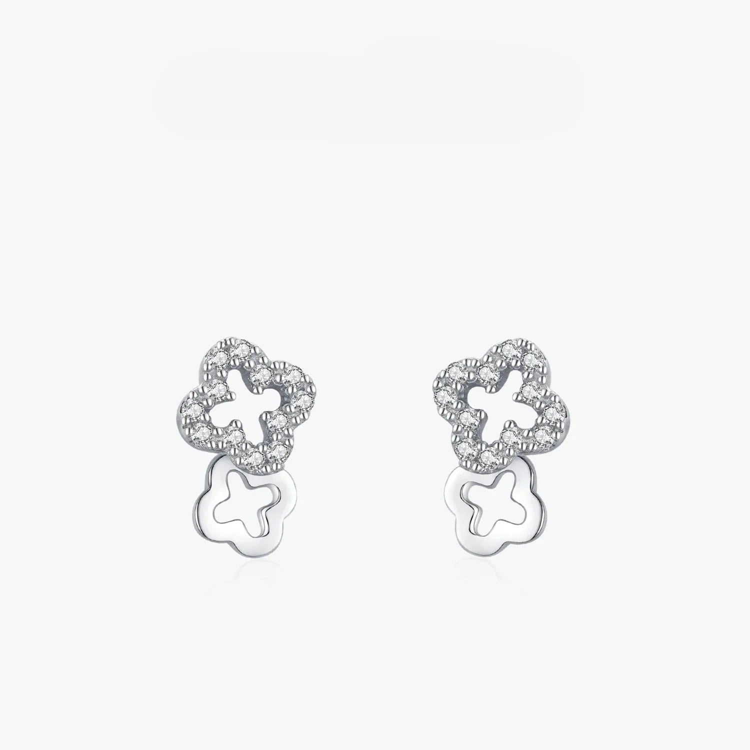 Lucky Clover Stud Earrings