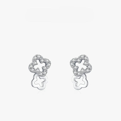 Lucky Clover Stud Earrings