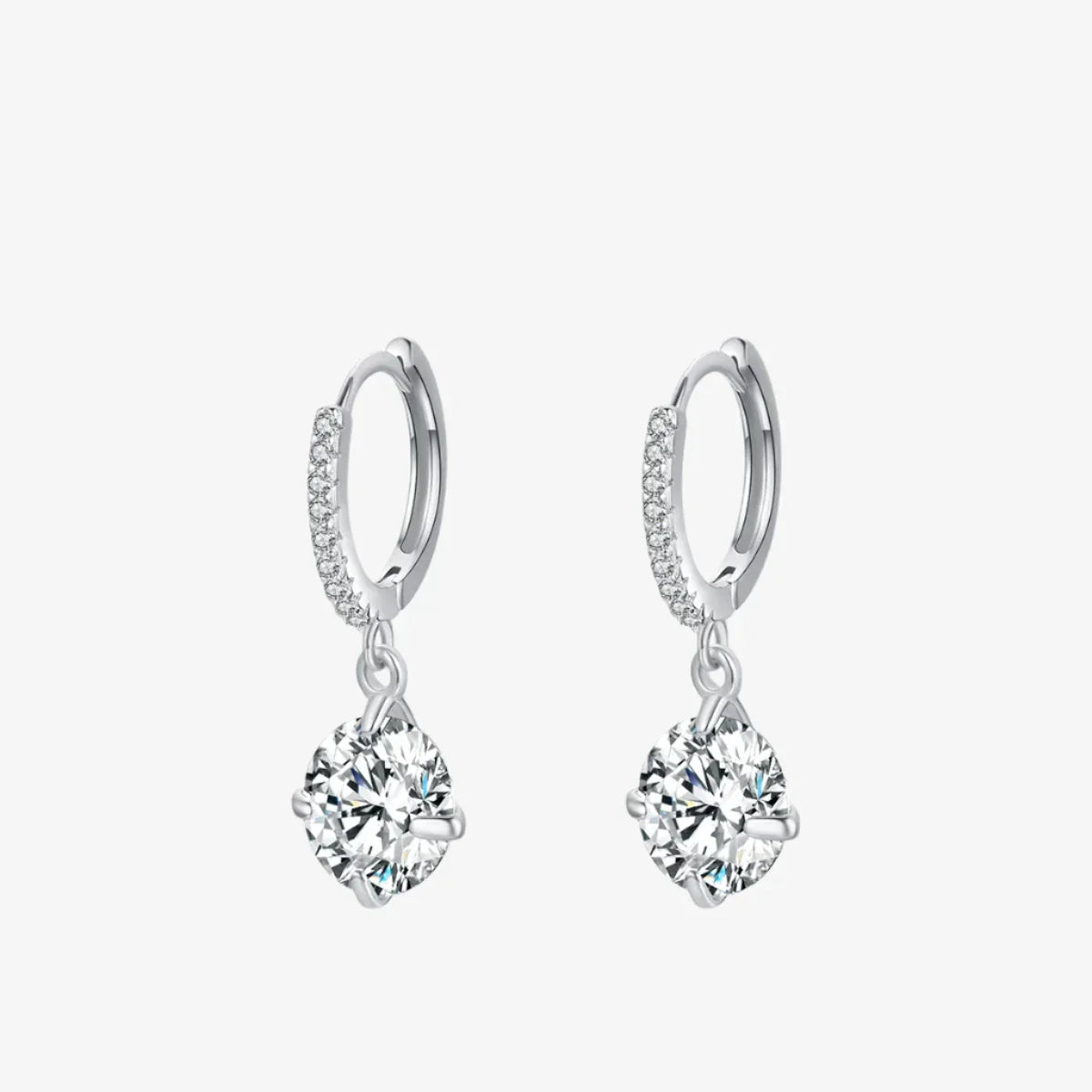 Sparkling Hoop Earrings