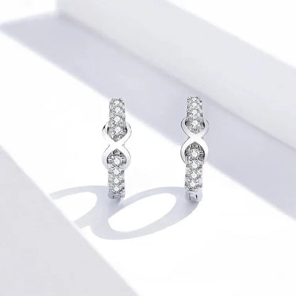 Infinite Halo Hoop Earrings