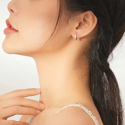 Infinite Halo Hoop Earrings