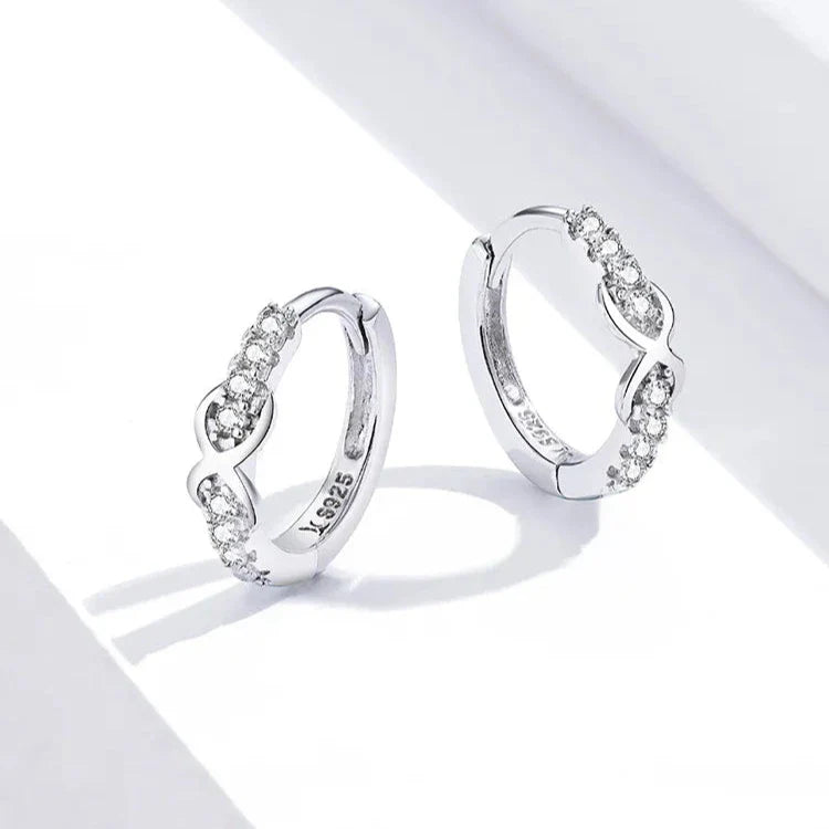 Infinite Halo Hoop Earrings