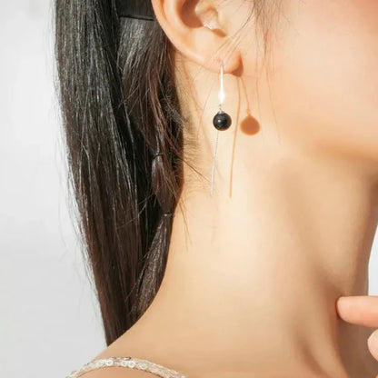 Timeless Black Drop Earrings