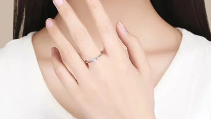 Sparkling Heart Ring