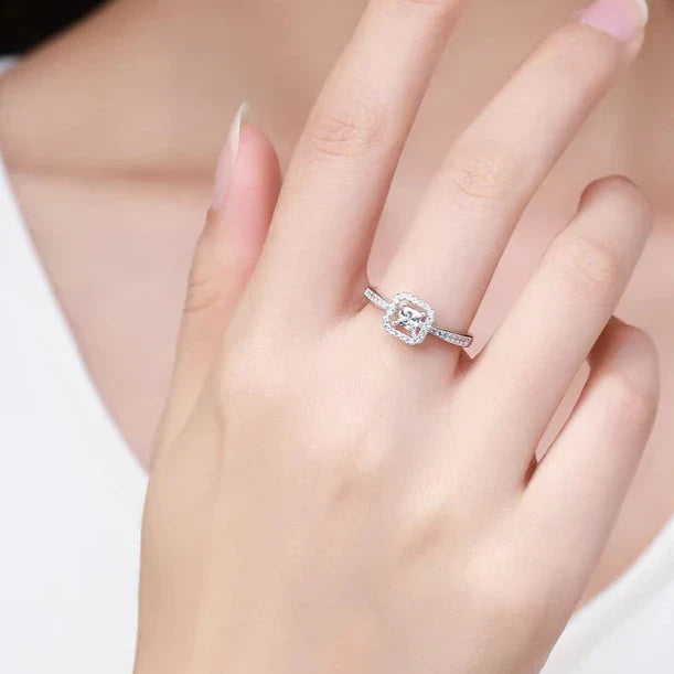 Sparkling Cluster Ring