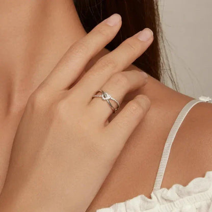 Heart Twisted Ring