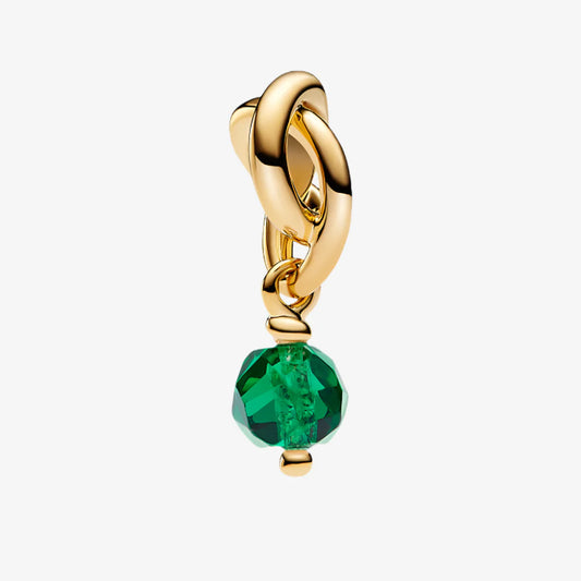 May Birthstone Infinity Charm