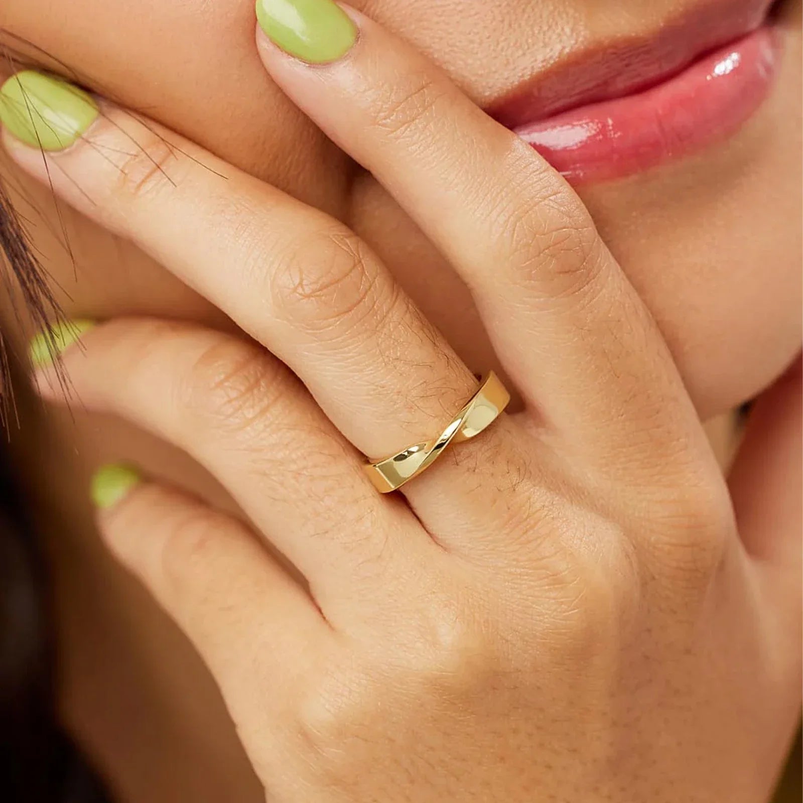 Knotted Polished Ring