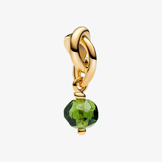 August Birthstone Infinity Charm