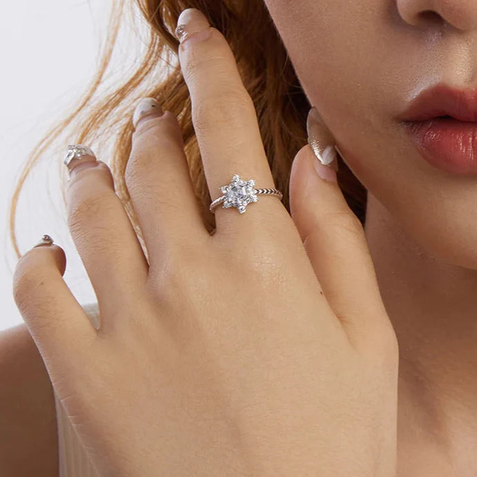 Snowflake Sparkle Ring