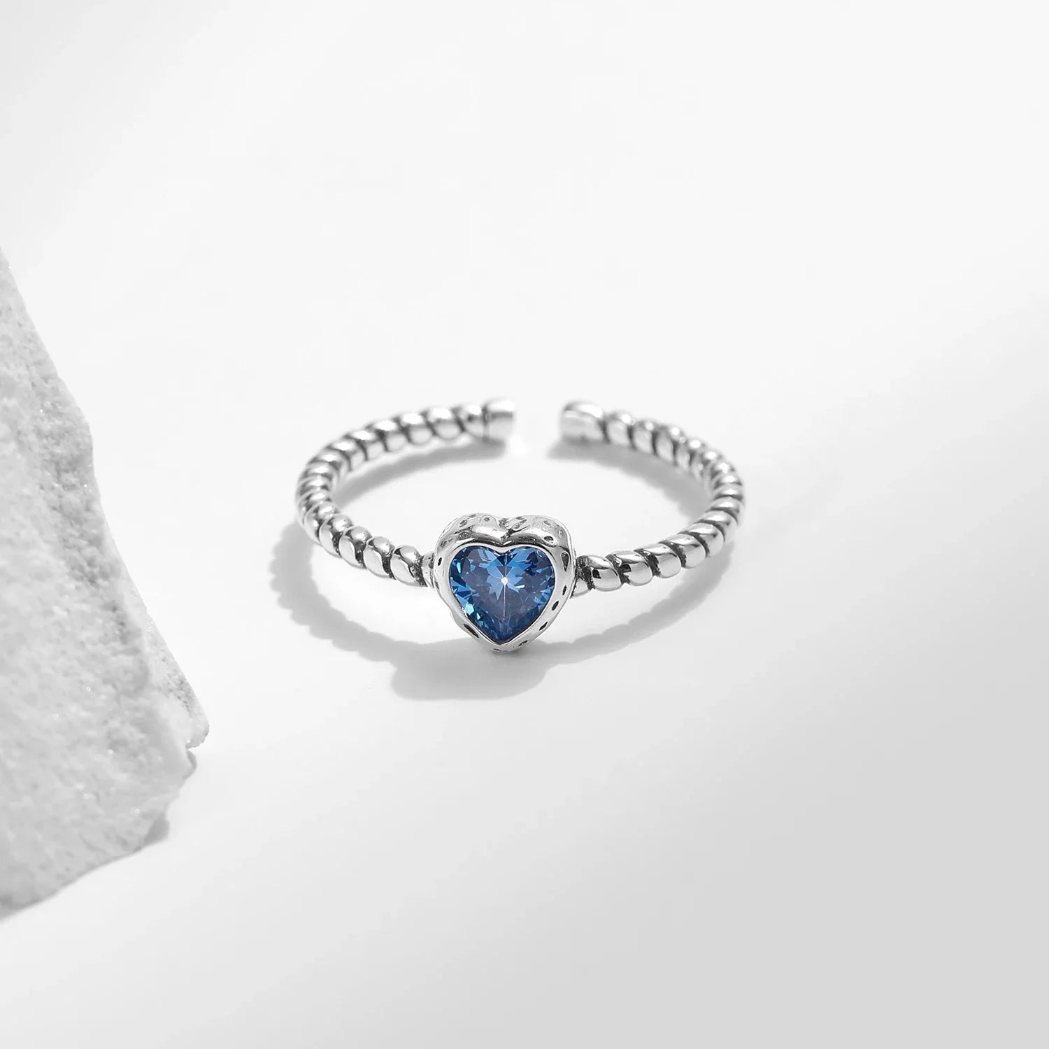 Ocean Eternal Heart Ring