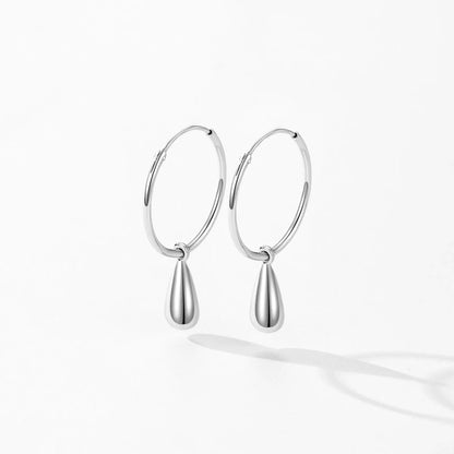 Teardrop Hoop Earrings