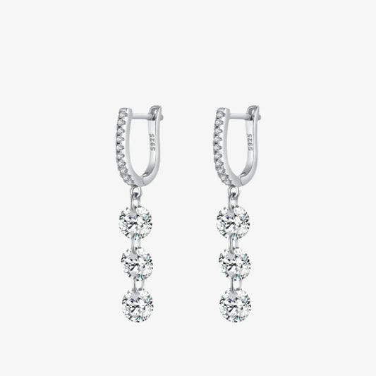 Sparkling Harmony Drop Earrings