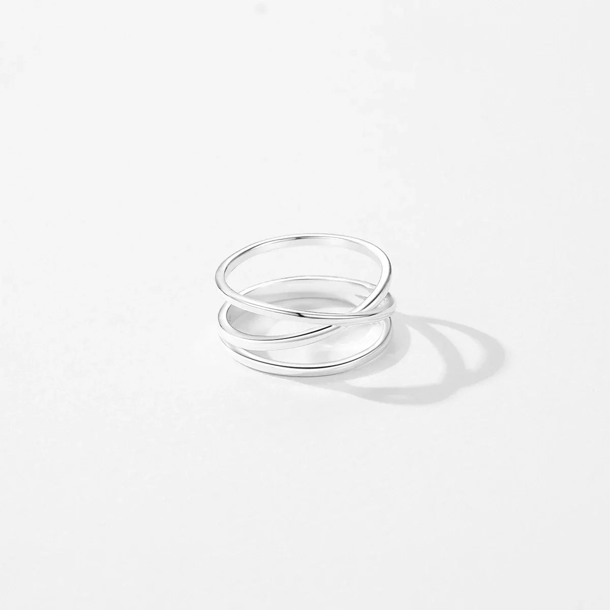 Wave Triple Row Ring