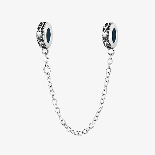 Heartlink Safety Chain Charm