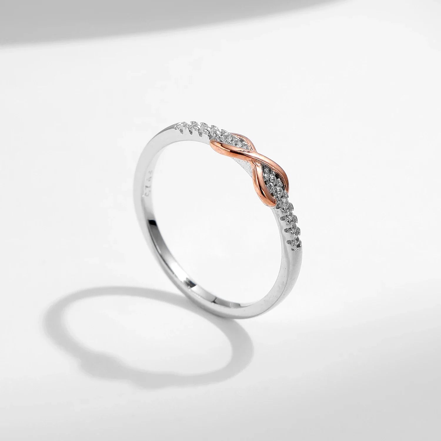 Eternal Rose Infinity Ring