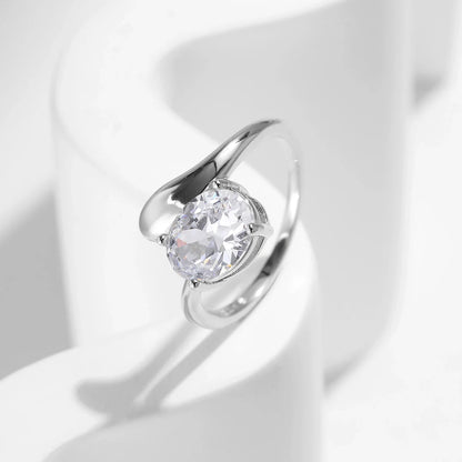 Organic Oval Brilliance Ring