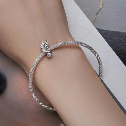 Sparkling Note Wings Charm