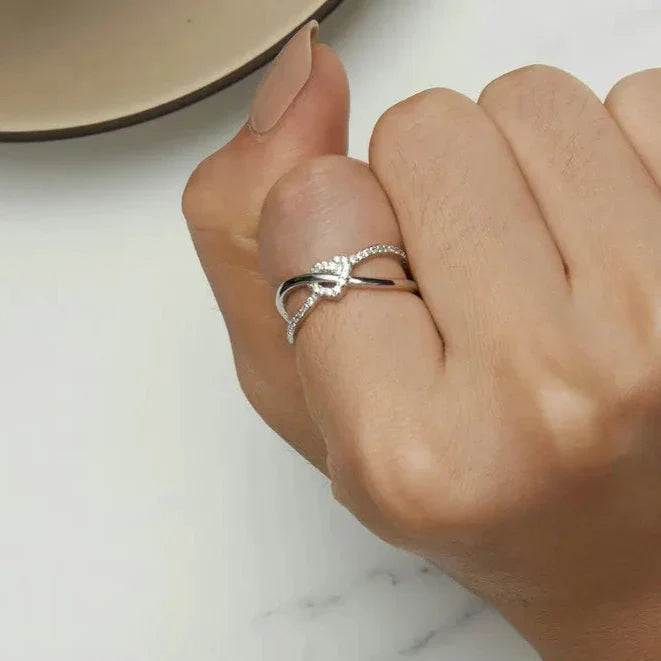 Heart Twisted Ring