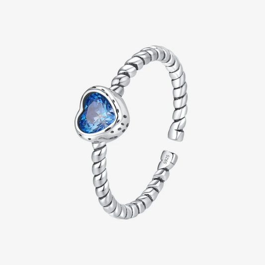 Ocean Eternal Heart Ring