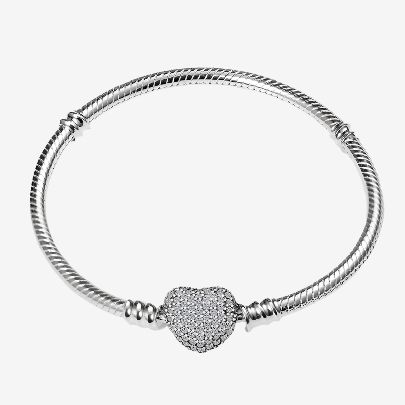 Sparkling Heart Bracelet