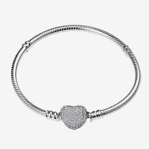Sparkling Heart Bracelet