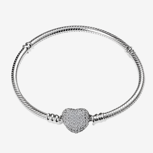 Sparkling Heart Bracelet