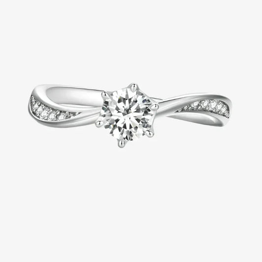 Radiant Twist Ring